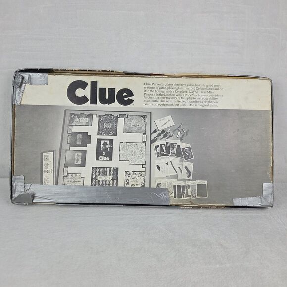 Vintage 1972 Clue Parker Brothers Detective Game Complete Original Contents - Picture 15 of 16